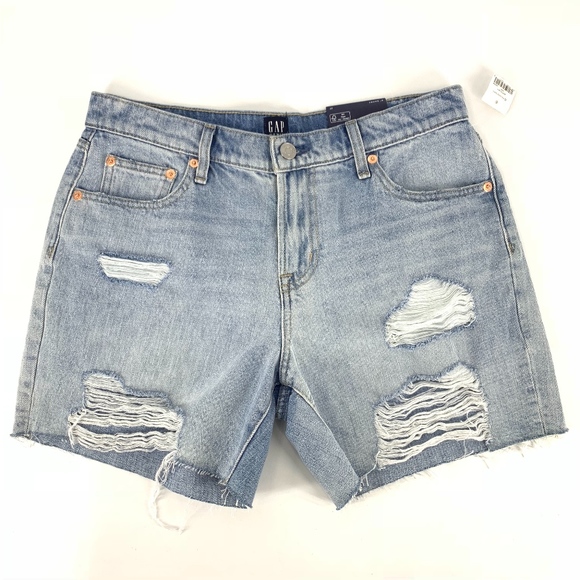 GAP Pants - Gap Heavily Distressed Denim Shorts